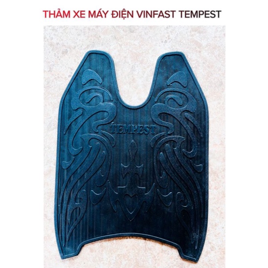 Thảm xe máy điện VinFast Tempest| Thiết kế Cao su chống trầy xước cho sàn