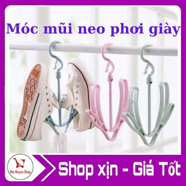 Móc treo phơi giày dép đa năng (móc nhựa hình mũi neo) Móc treo giày dép, Móc phơi giày dép tiện lợi - Móc phơi giày