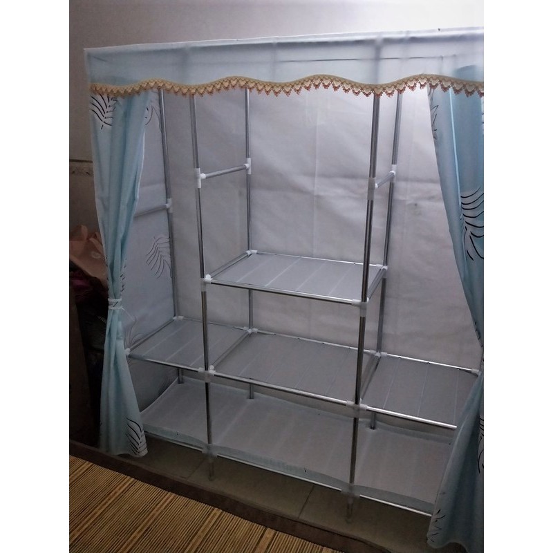 Tủ Đựng Quần Áo Cỡ Lớn Nhất 1m7 - 2m1 Khung Thép Titan solno Siêu Bền | BigBuy360 - bigbuy360.vn