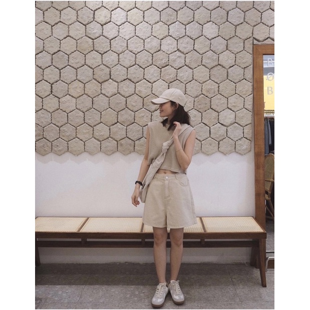 Áo thun crop mềm mịn