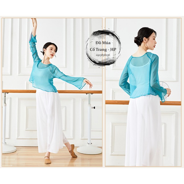 Áo croptop dài tay nhiều màu cho bạn nữ