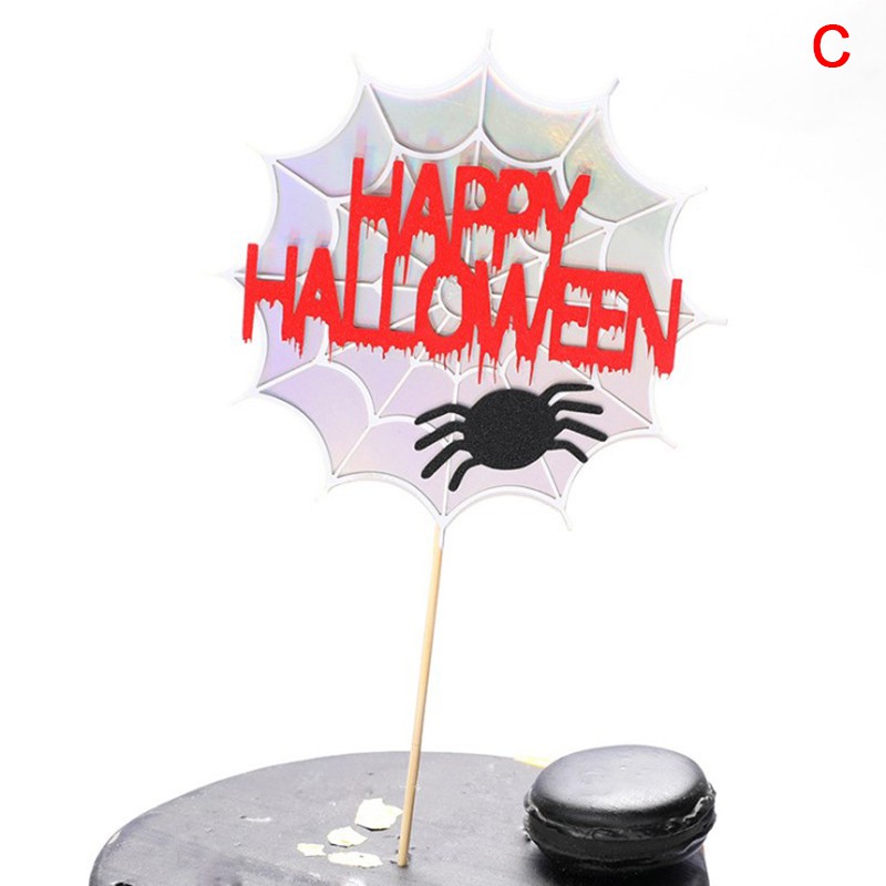 Cây Gắn Trang Trí Bánh Kem Halloween Bằng Nhựa Acrylic