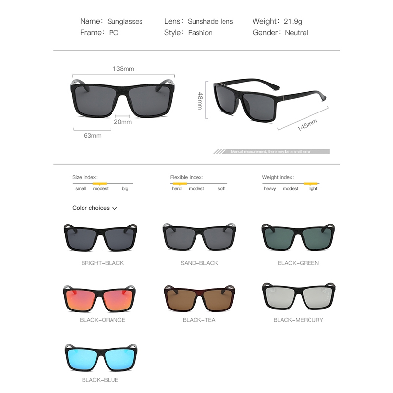 Kính Mát Nam Phân Cực Chống Tia Uv400