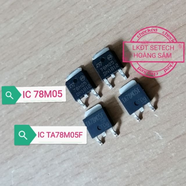 IC nguồn 5V 7805 chân dán 78M05; TA78M05F chính hãng