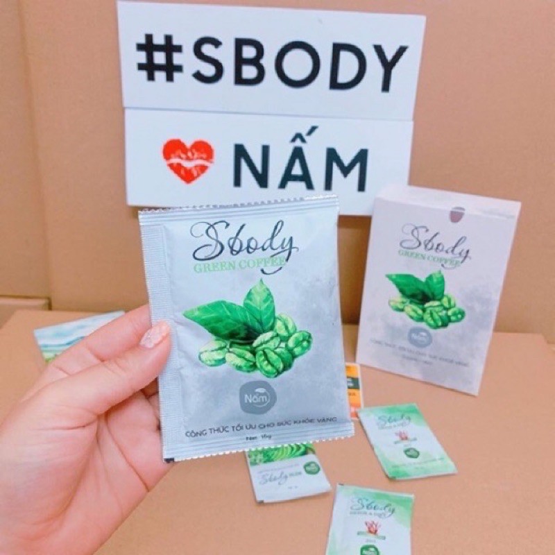 Nấm giảm cân SBODY GREEN COFFEE (Nấm Cafe Chính hãng)