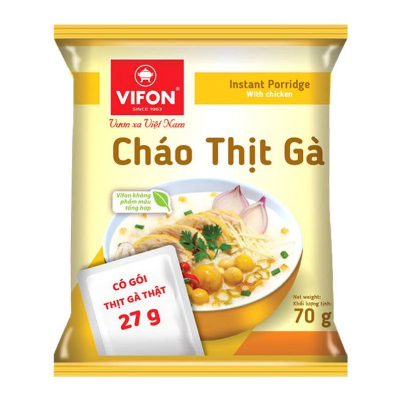 combo 10 gói cháo gà Vifon ( có thịt )