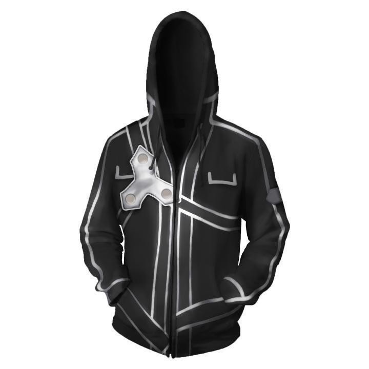 Áo Hoodie Cosplay Nhân Vật Kirito Kazuto Trong Sword Art Online