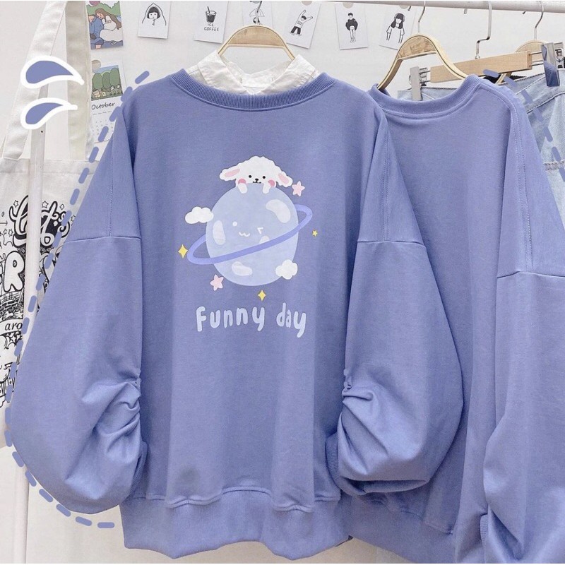 Áo Sweater Nỉ FUNNY Unisex