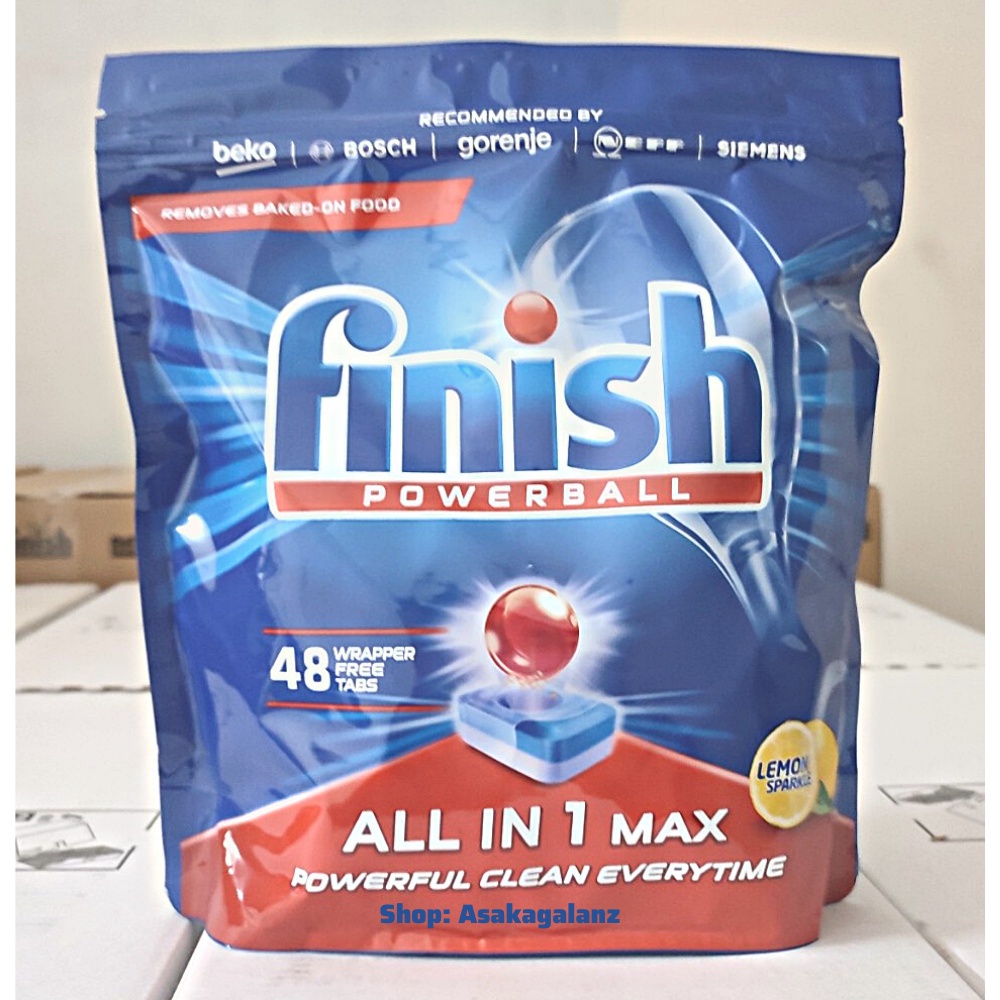 Viên rửa bát Finish All in 1 hộp 90 viên