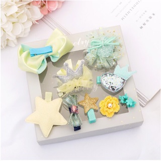 Set 10 kẹp tóc xinh xắn cho bé