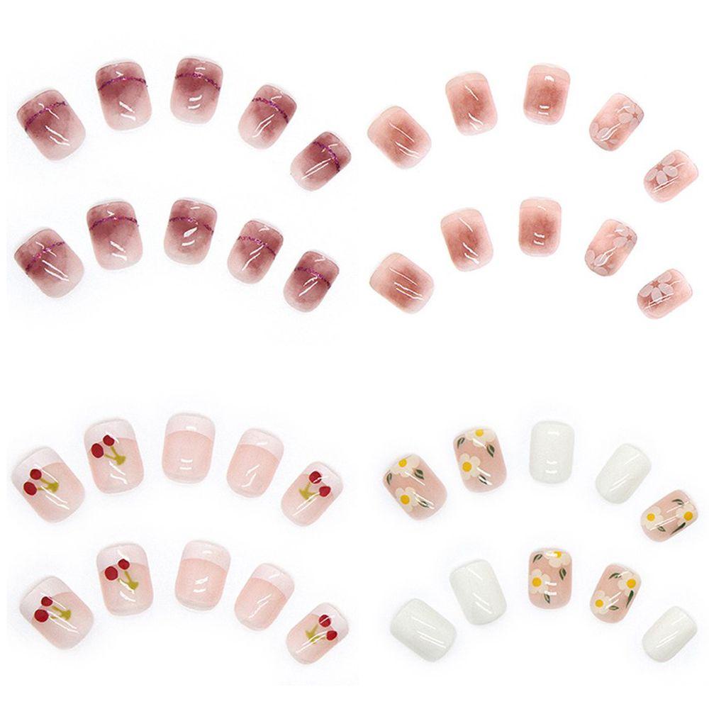 Móng Tay Giả Hình Hoa Anh Đào Nhật Bản Thời Trang