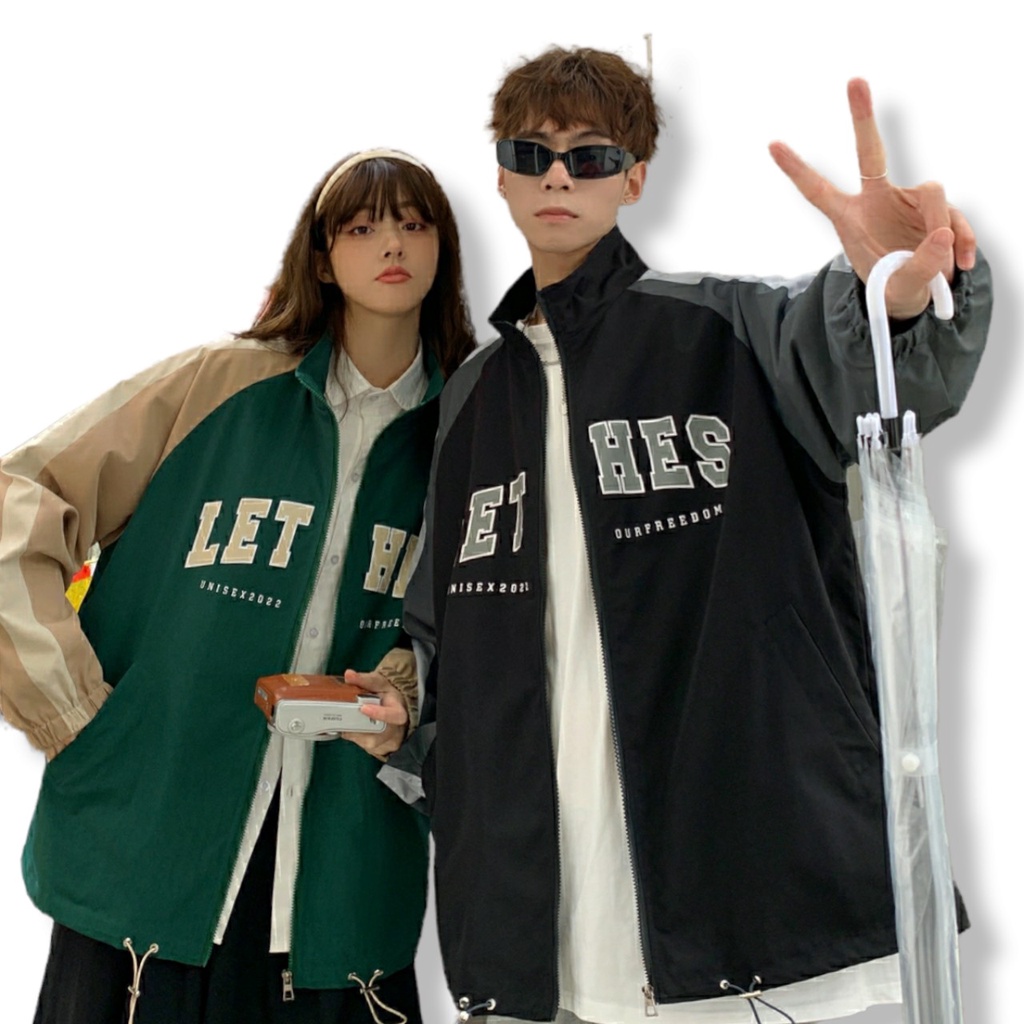 Áo Khoác Dù Bomber Unisex Form Rộng Cá Tính - CLITUS