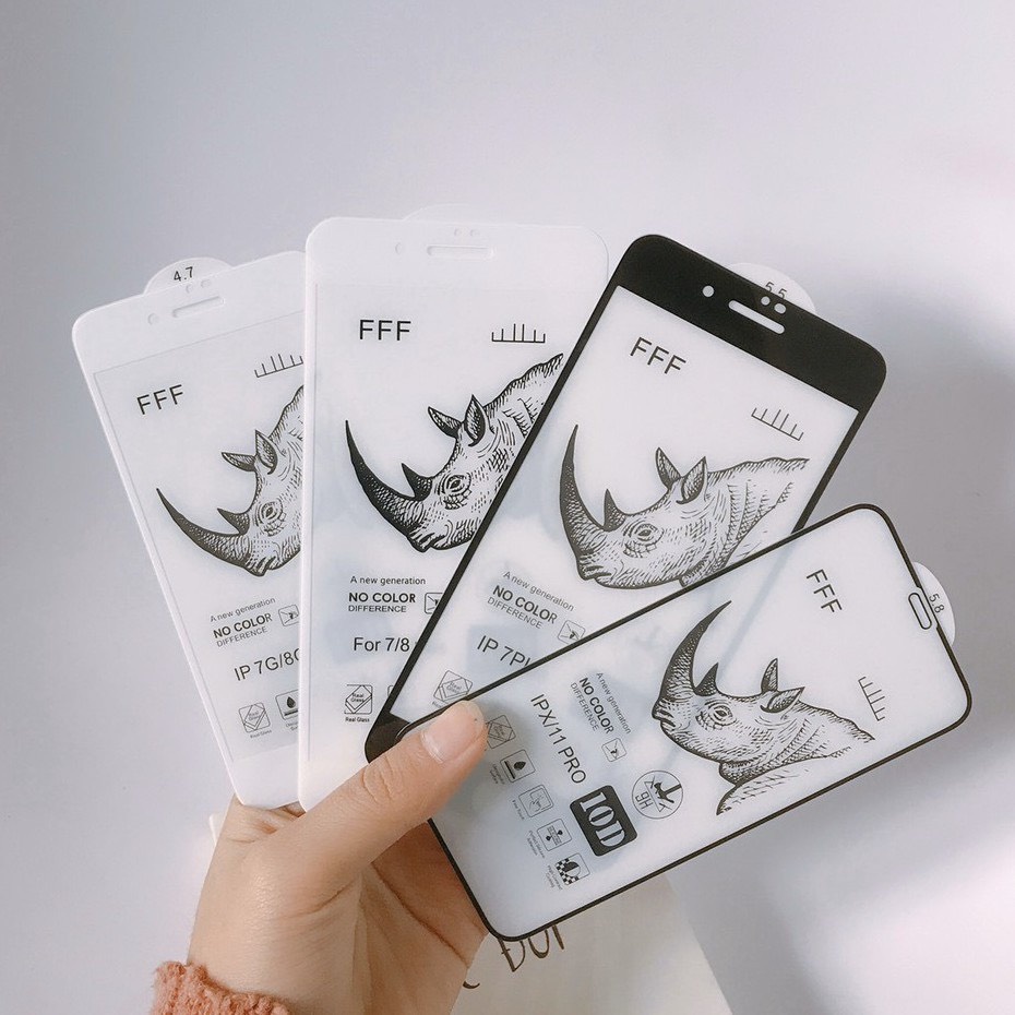 Kính Cường Lực Iphone Full Màn 10D TÊ GIÁC iphone 6 6plus 7 8 7plus x xs xsmax 11promax 11 12 13  pro max promax  plus