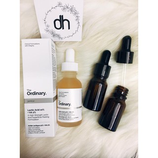 Tinh chất The Ordinary Lactic Acid + HA cấp nước, sáng mịn da 30ML