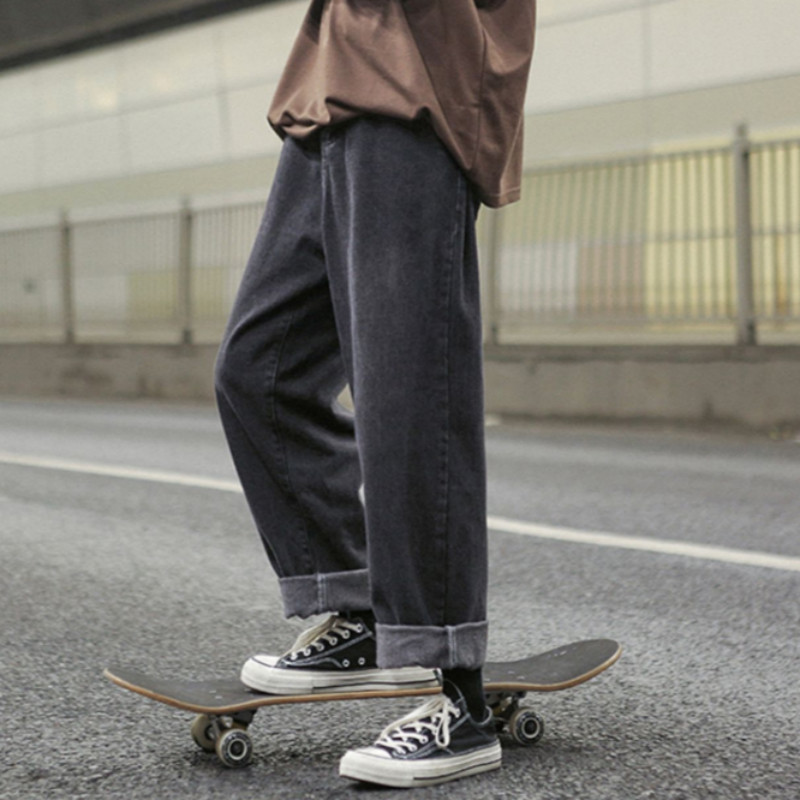 Quần jean ống rộng phong cách Hàn Quốc hợp thời trang cho nam size M-5XL | BigBuy360 - bigbuy360.vn