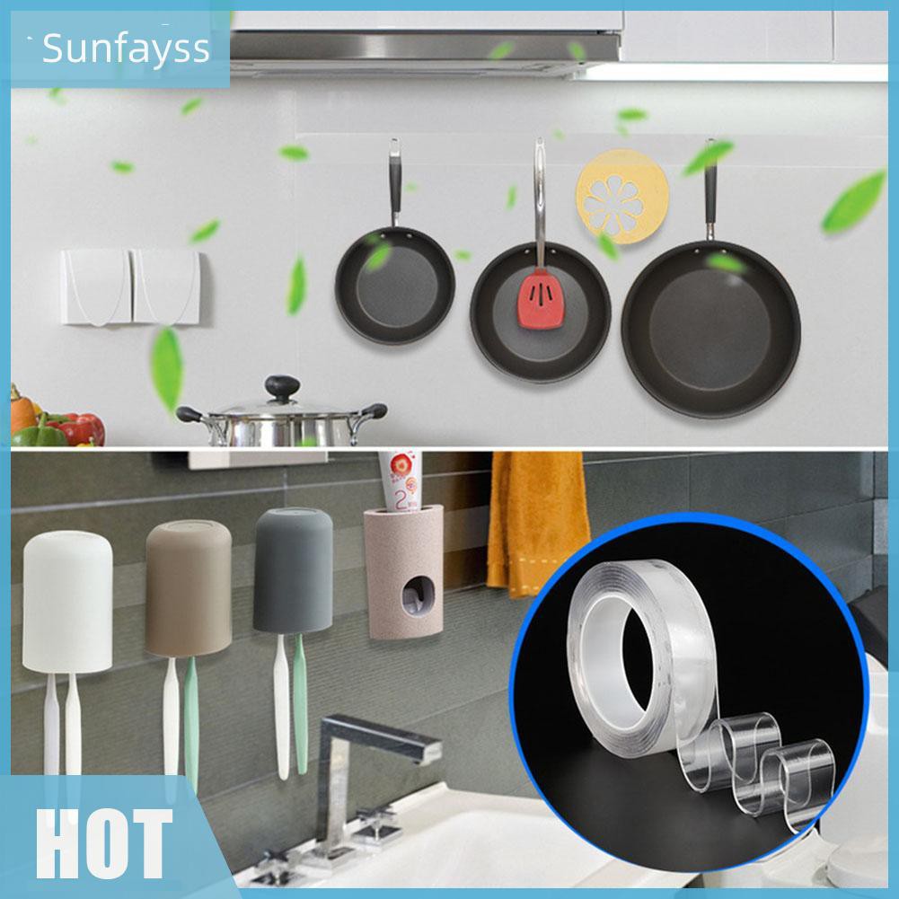 SF Băng Keo Nano Hai Mặt Trong Suốt Đa Năng Tiện Dụng