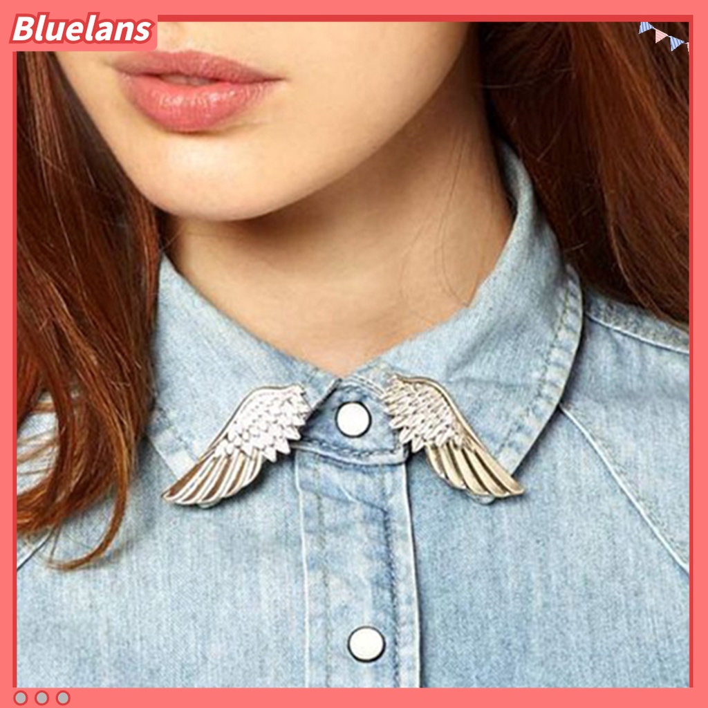 Ghim cài cổ áo hình đôi cánh xinh xắn dễ thương dành cho nữ