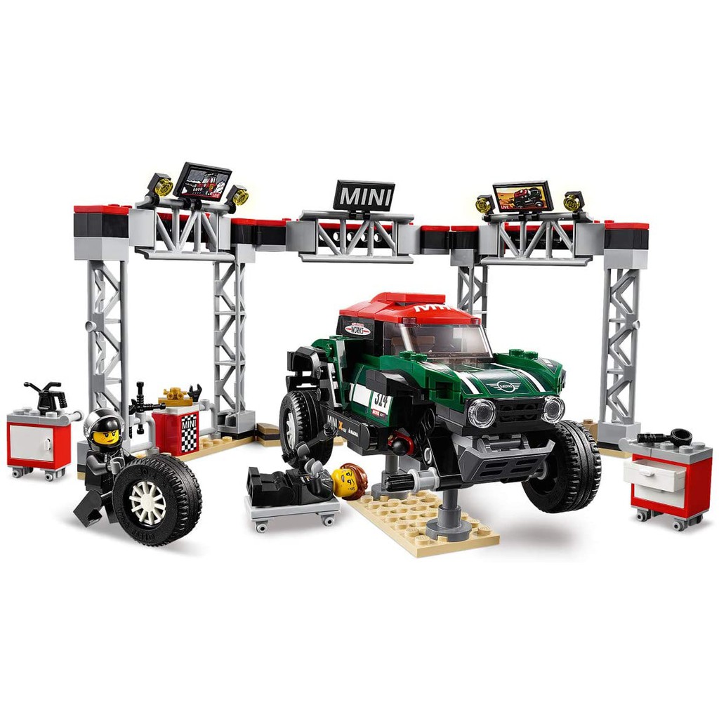 Đồ chơi LEGO SPEED CHAMPIONS - Xe 1967 Mini Cooper S Rally Và Xe 2018 MINI John Cooper Wor - Mã SP 75894