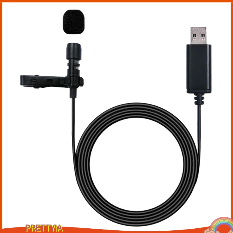 Micro Ngoài Usb Có Kẹp Gắn Cổ Áo + Dây Cáp Cho Điện Thoại / Laptop / Pc