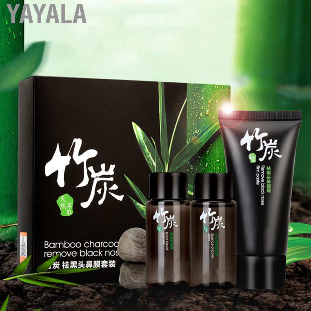 Yayala Blackhead Removal Mask Pore Deep Cleansing Peel‑Off Derived Lotion Refining Serum