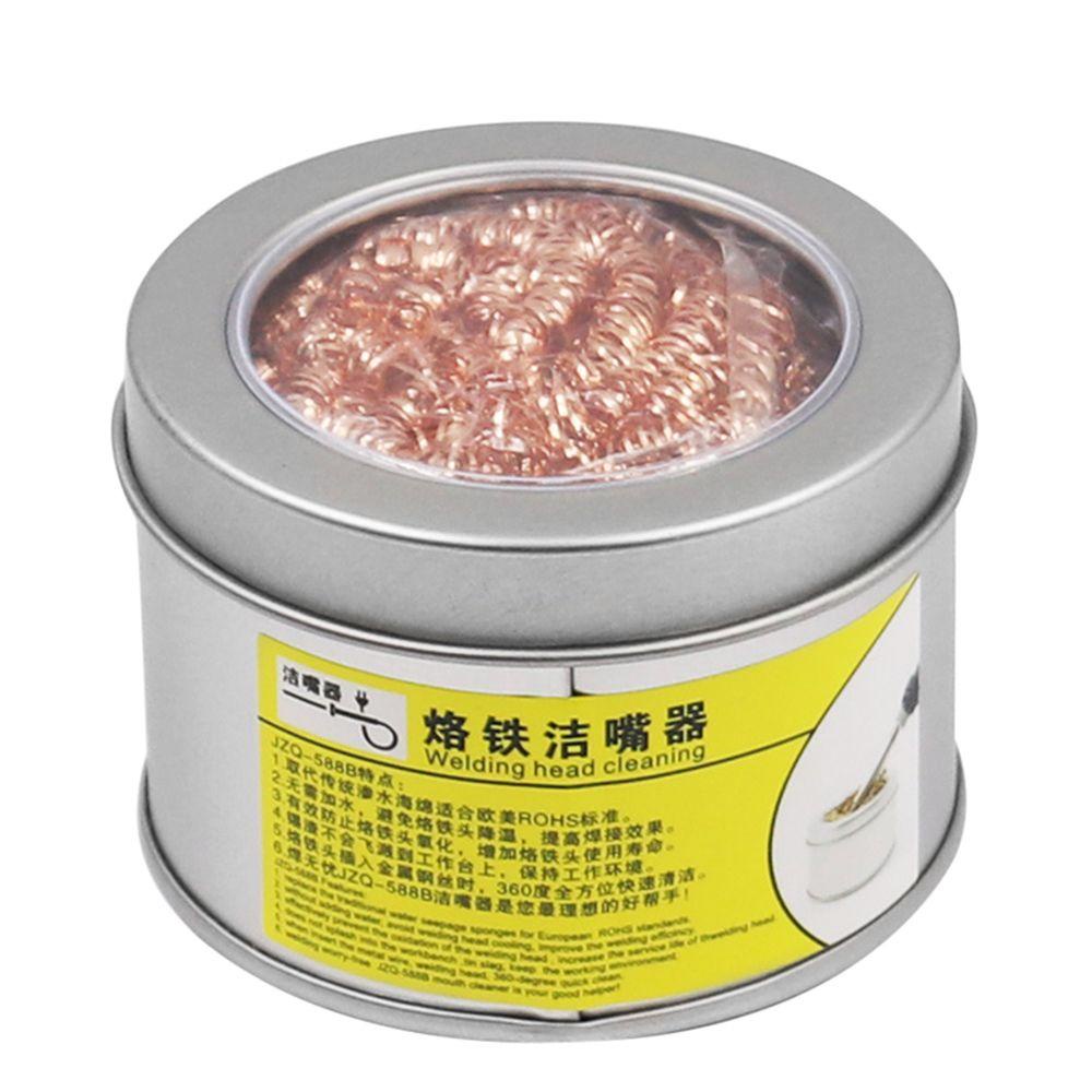 Bóng Loại Bỏ Mối Hàn Kèm Hộp Đựng Bằng Thiếc Làm Sạch Tiện Dụng