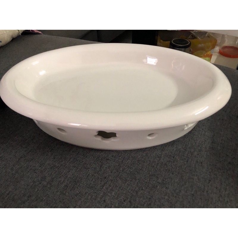 Bát hâm nóng đồ ăn hình bầu dục KT 40x25cm