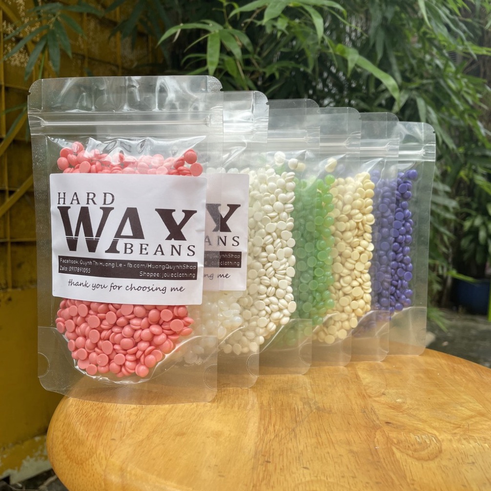 Combo 1kg Sáp Tẩy Lông Wax Beans Thần Thánh Bám Dính Tốt, Dễ Dàng Loại Bỏ Lông Nách, Tay Chân, Râu, Bikini Cho Nam Và Nữ