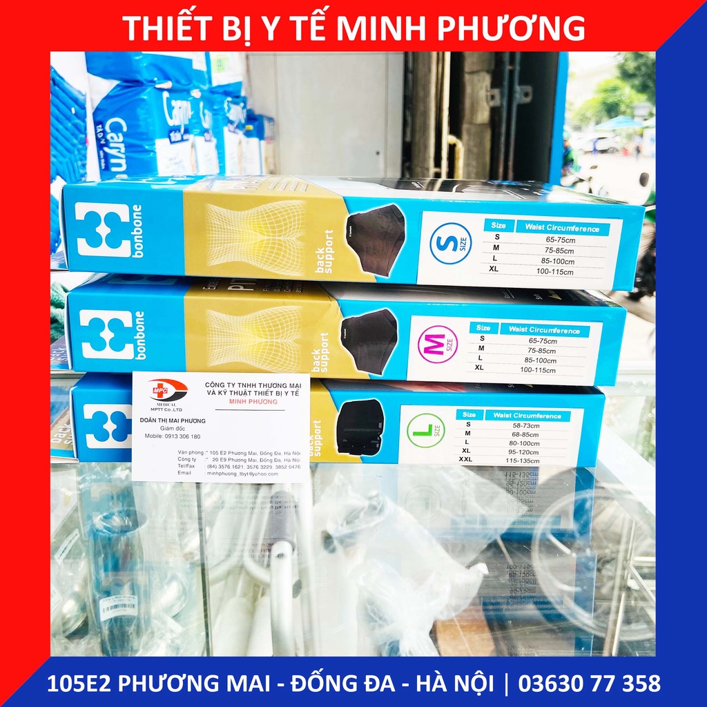 Đai cố định lưng BONBONE cao cấp hỗ trợ cột sống