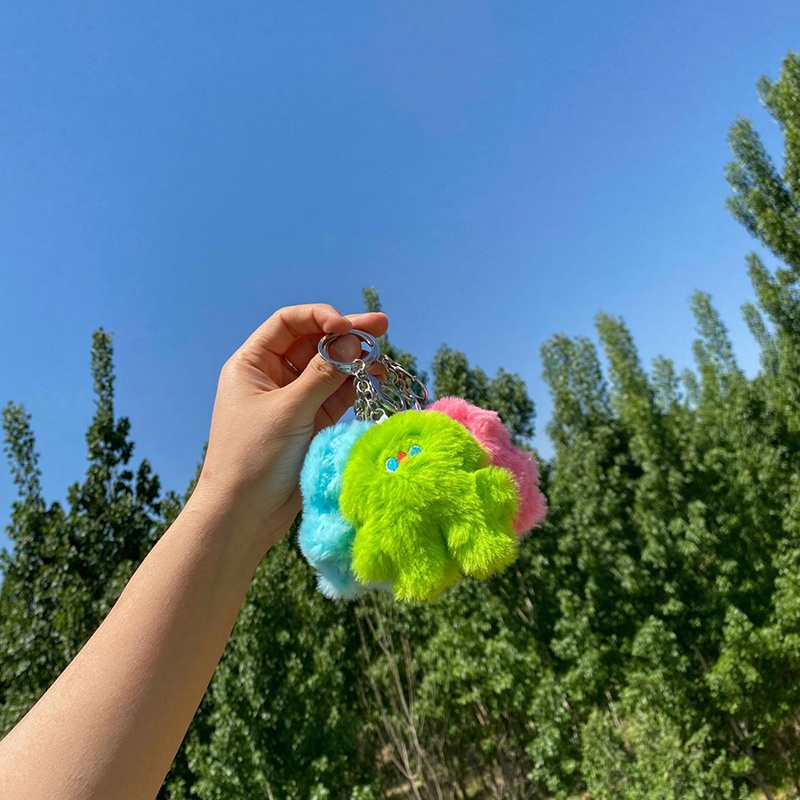 Dễ Thương Móc Khóa Hình Thú Nhồi Bông Hoạt Hình Đáng Yêu