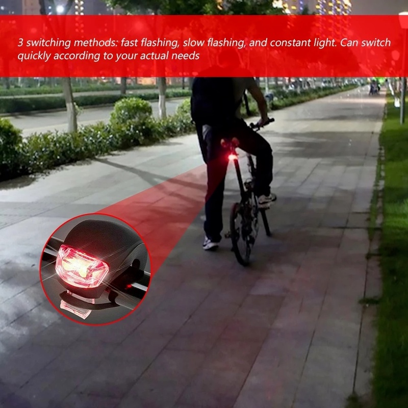 Đèn LED Chống Thấm Nước Gắn Tay Cầm Xe Đạp Tiện Dụng