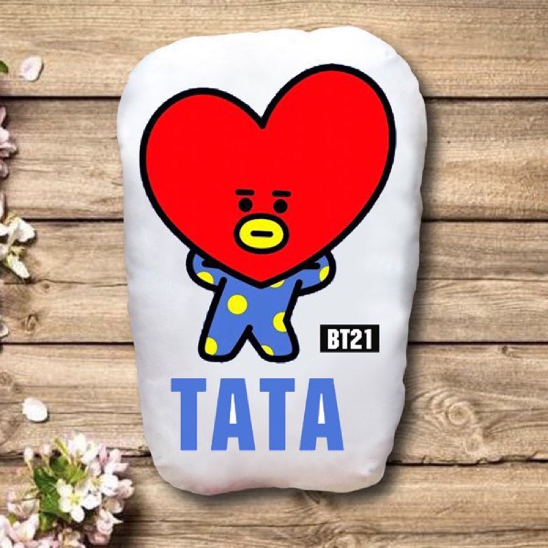 gấu ôm BT21  2 mặt ảnh/ Gối ôm ngủ BTS