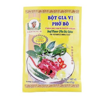 combo 5 gói Bột Gia Vị Kim Hưng Phở Bò (25g)