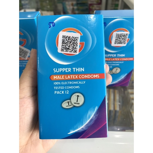 Bao Cao Su Siêu Mỏng Gallant Super Thin Condoms  - HÀNG CHÍNH HÃNG