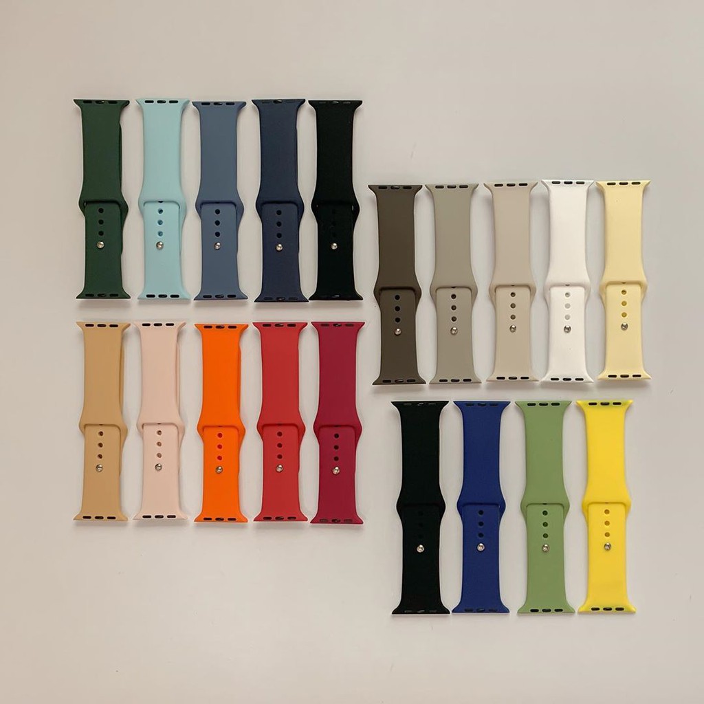 Dây Apple Watch Cao Su Chống Bẩn Sport Bands Cao Cấp Size 38/40 42/44