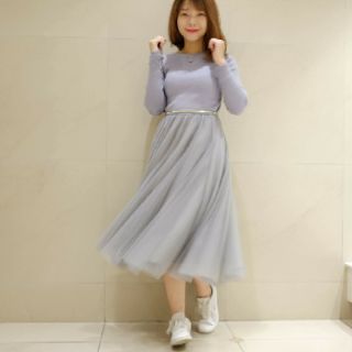Chân váy tutu dài phồng NC