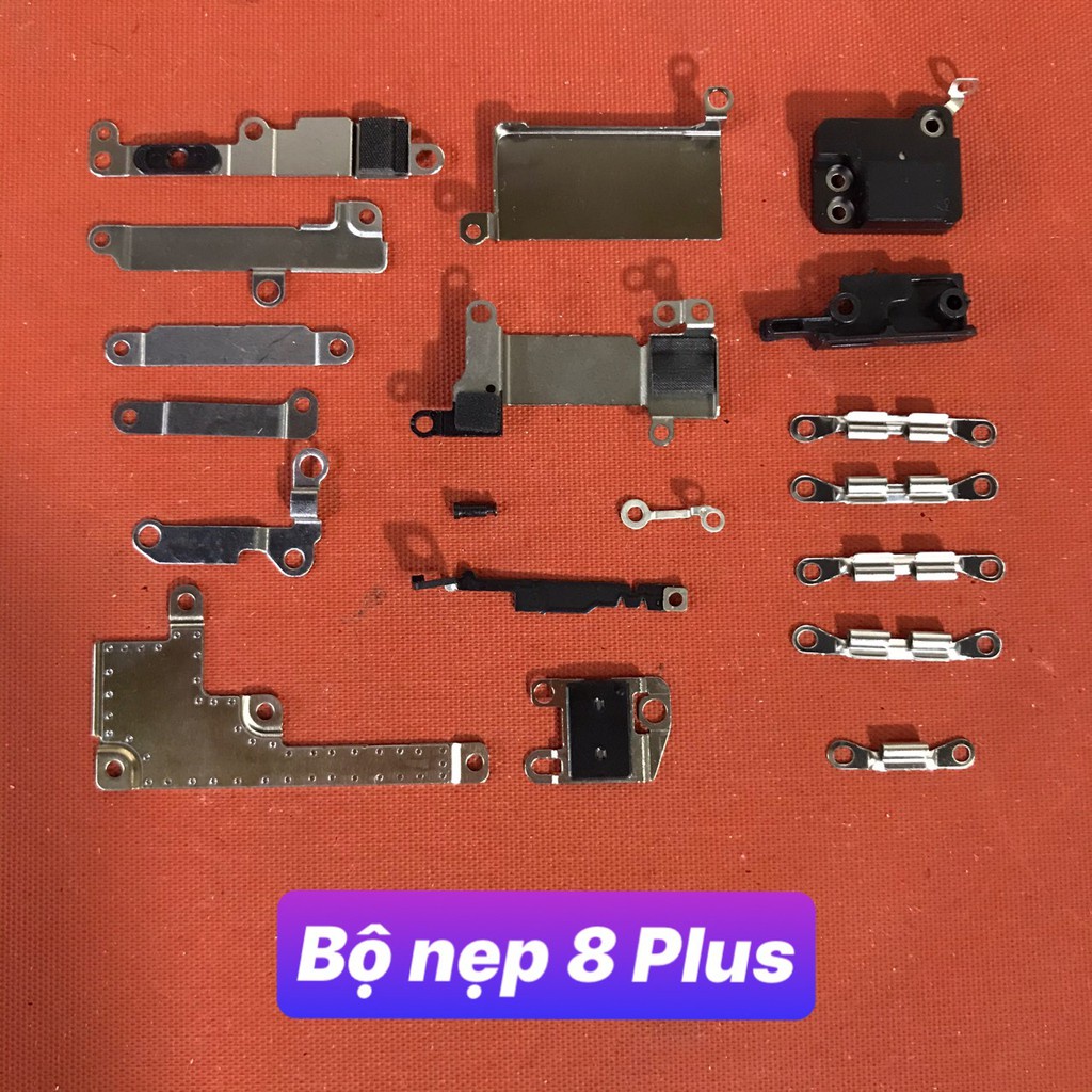 Bộ nẹp sắt trên main iphone 5 6 6s 7 7plus 8 8plus X, không kèm ốc
