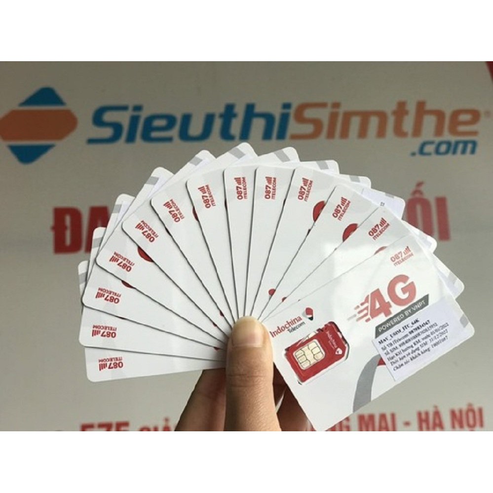 Sim 4G itelecom Sử Dụng Sóng Vinaphone gói 3GB/ngày (90GB/tháng) 30 phút gọi ngoại mạng Dùng Nội Mạng Miễn Phí Thả Ga