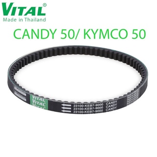 Dây curoa Candy 50, Kymco 50, Like 50- đai VITAL chính hãng, cu roa Thái Lan