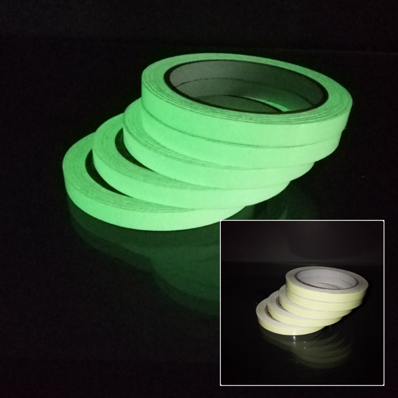 Cuộn băng keo dạ quang cảnh báo an toàn dài 3m rộng 1cm