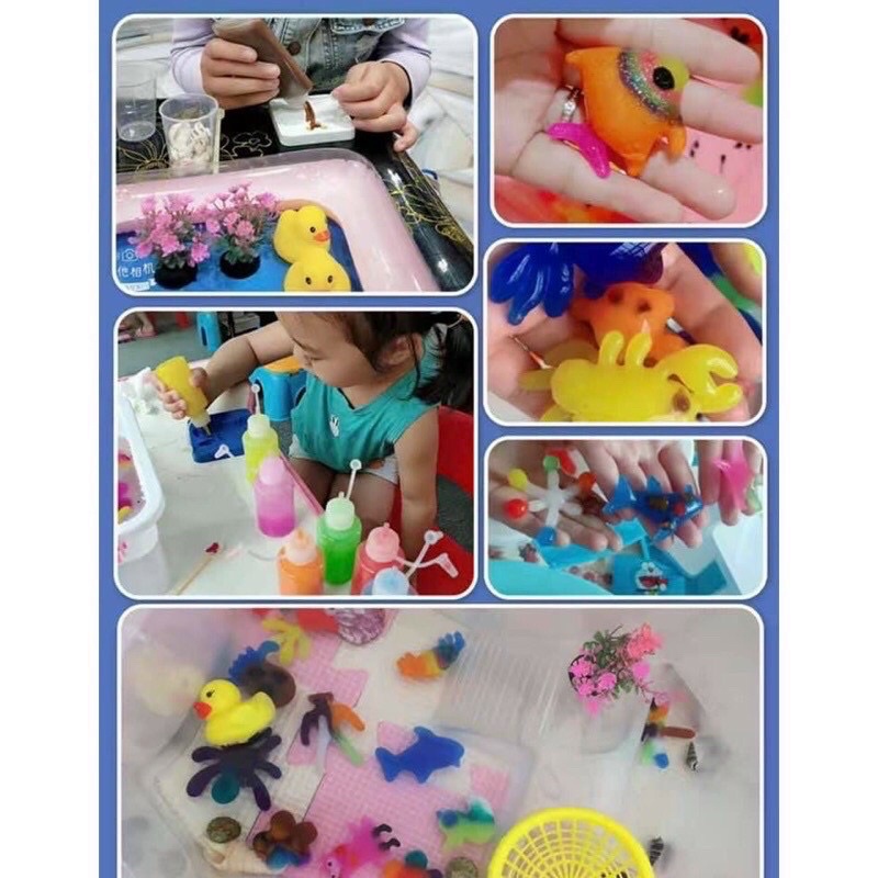 Bộ Tạo Hình Nước 3D Ma Thuật Cho Bé, Bộ Stem Đồ Chơi Khoa Học Thí Nghiệm Cho Bé Thỏa Sức Sáng Tạo