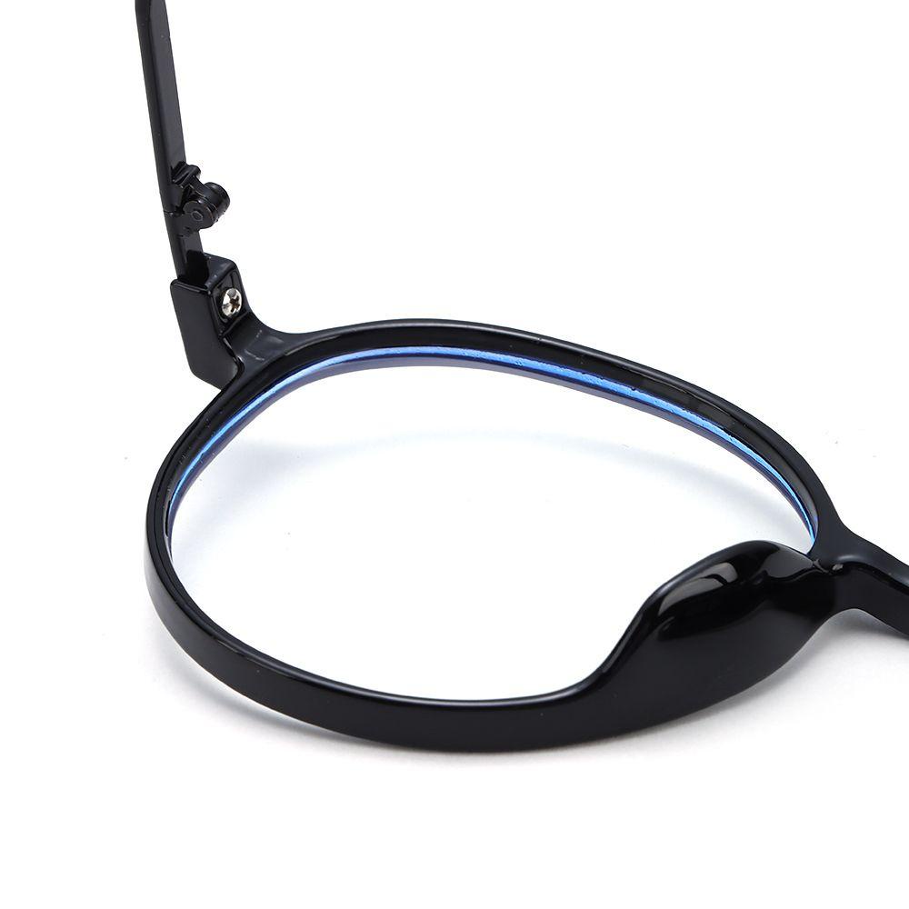 Mắt Kính Gọng Tròn Chống Ánh Sáng Xanh Tròng Trong Suốt Thời Trang