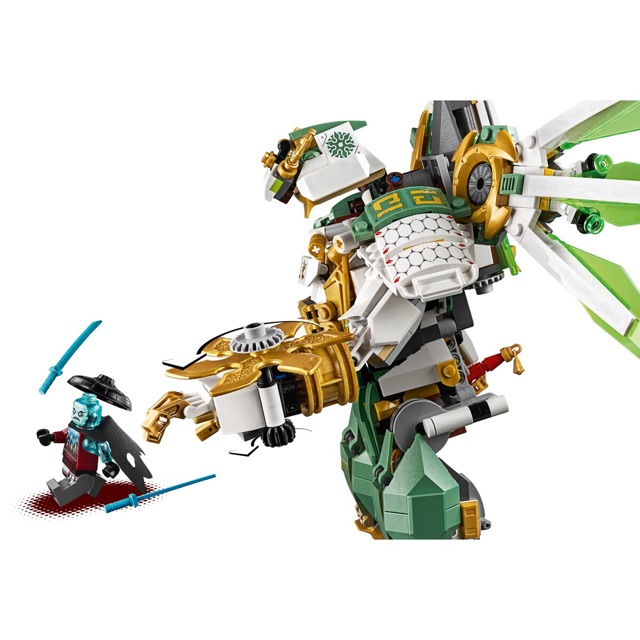 [CÓ HÀNG] Lego 70676 Lloyd’s Titan Mech Robot khổng lồ của ninja xanh lá Lloyd trong Ninjago chính hãng (như hình).