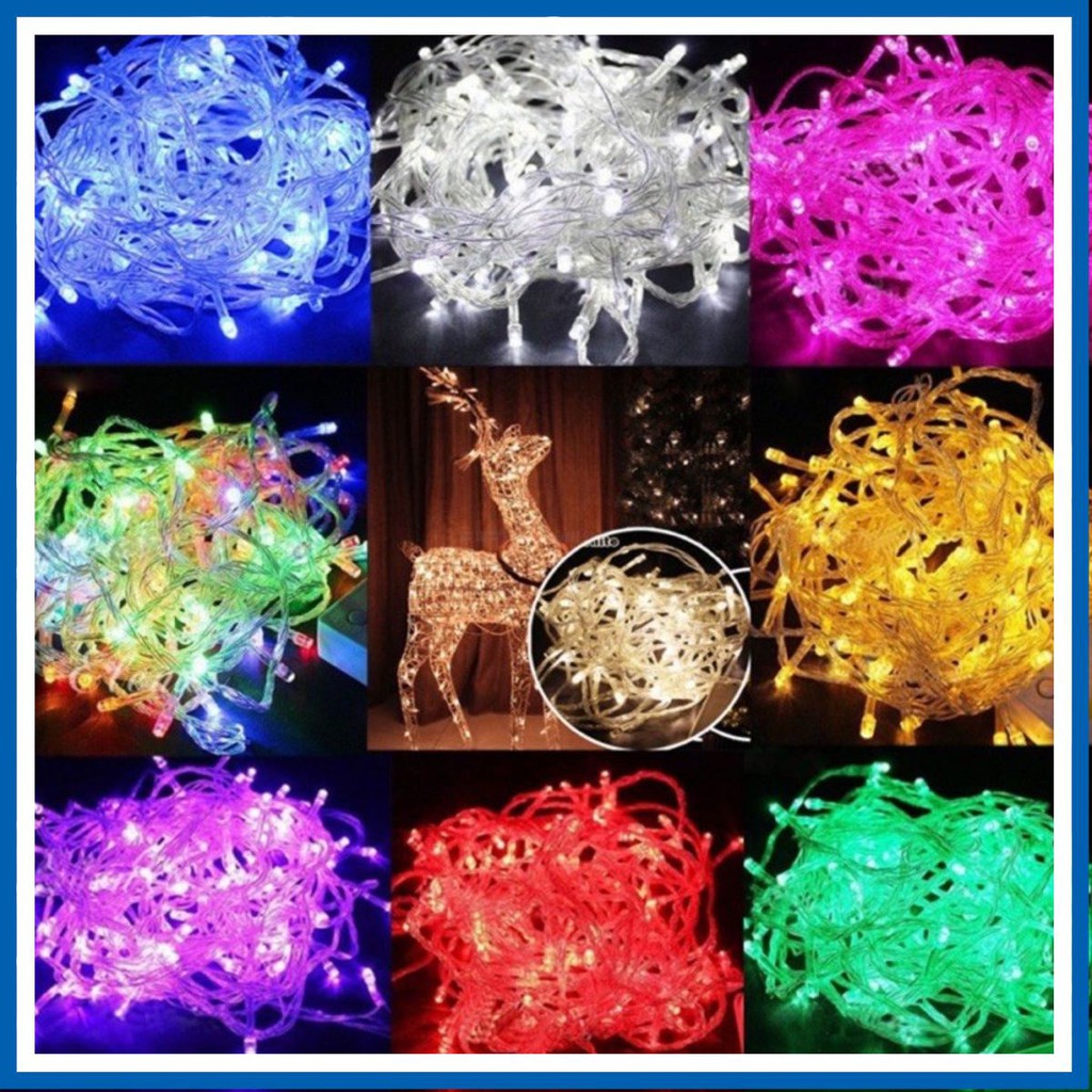 Đèn Nháy💫Dây đèn led trang trí💫Đèn led dây nhấp nháy tự động đổi màu trang trí nhà cửa sinh động dài 5m nhi