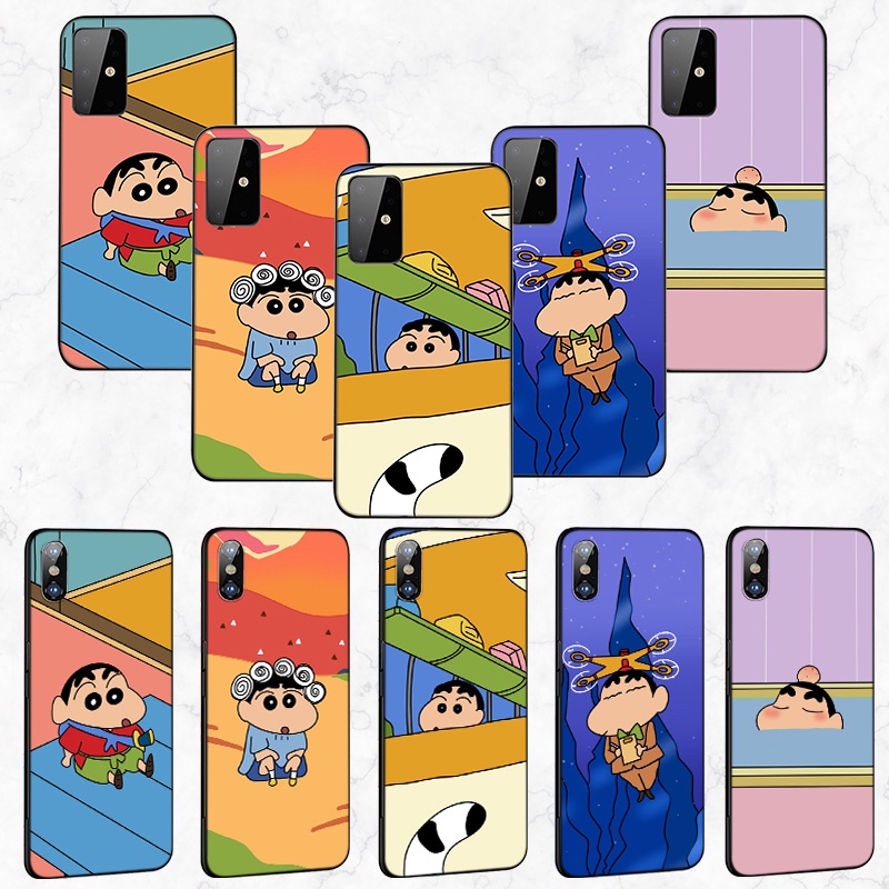 Ốp điện thoại silicone mềm in hình cậu bé bút chì cho Samsung Galaxy J730 J7 J6 J4 J5 J2 Prime Core Pro J4+ J6+ J8 2018 GR34