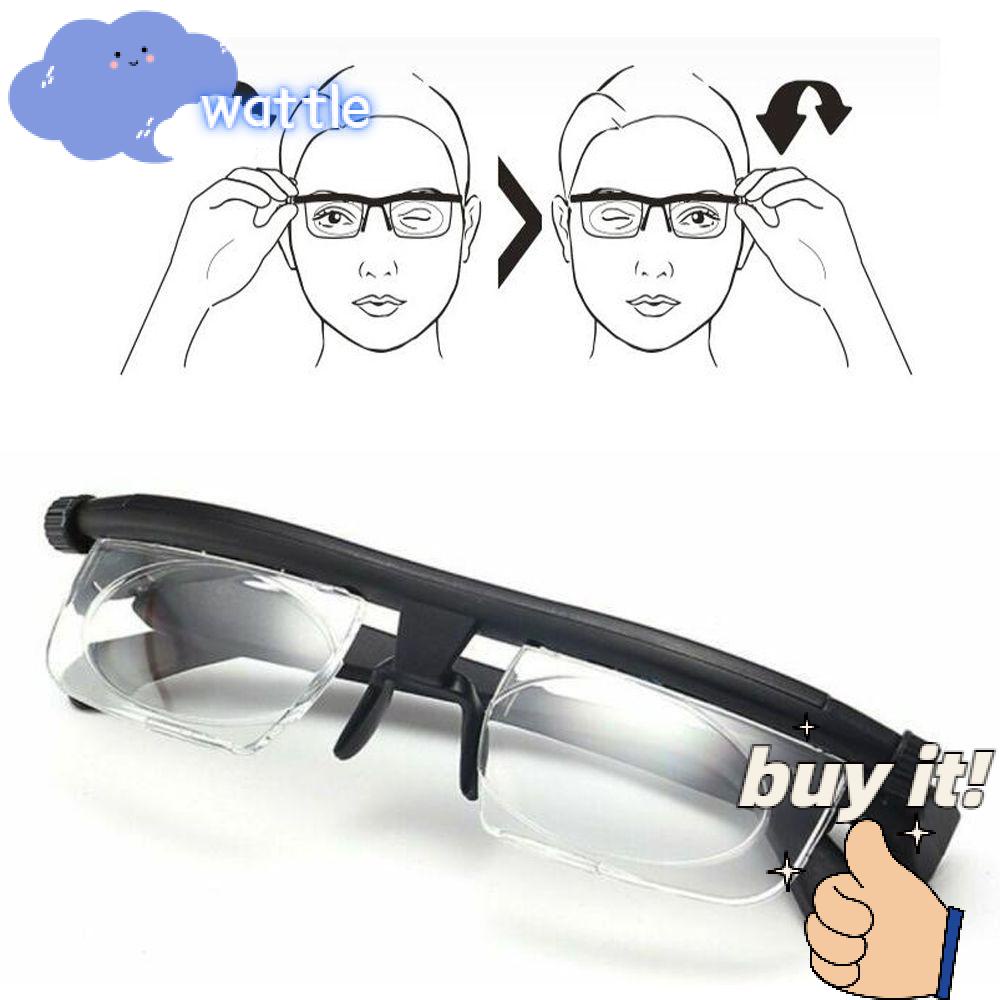 Kính Đọc Sách Có Thể Điều Chỉnh Từ Xa -3 Đến 6 Diopters