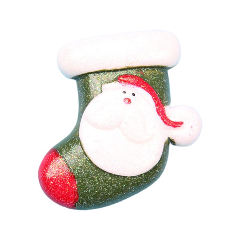 Miếng Dán Trang Trí Tủ Lạnh DIY Bằng Nhựa Resin Họa Tiết Giáng Sinh