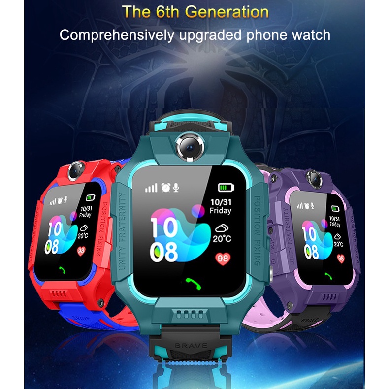 Đồng Hồ Thông Minh tiếng việt Z6 Chống Thấm Nước SOS + LBS Cho Trẻ Em