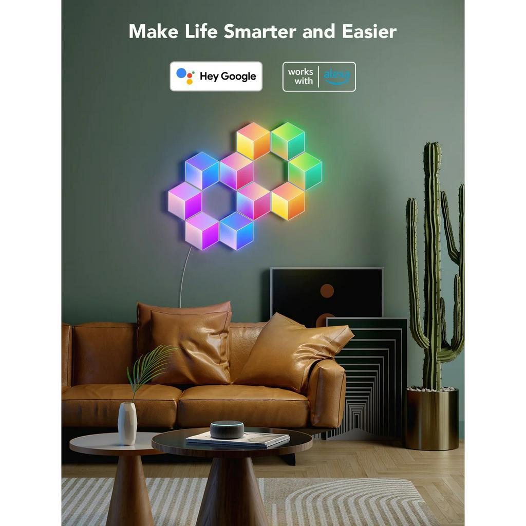 Đèn LED lục giác Govee Glide Hexa Pro LED Light Panels H6066 | Thiết kế độc đáo, hiện đại, thông minh