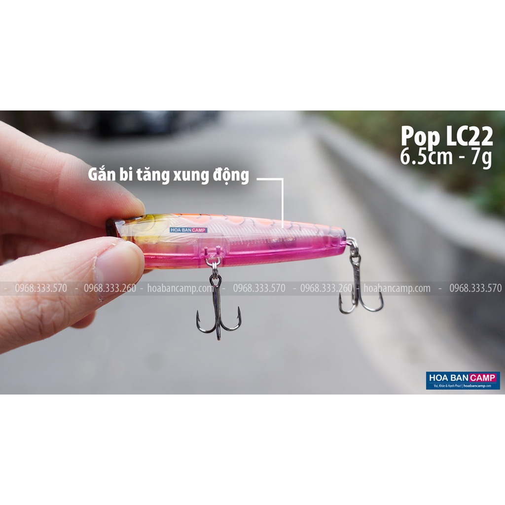 Mồi Lure Pop Megabarra LC22 | 6.5cm – 7g