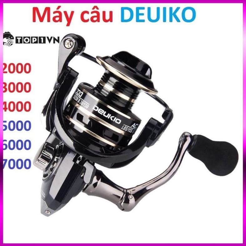 [ Siêu Rẻ ] Máy câu cá cao cấp kim loại DEUKIO AC 2000,AC3000,AC4000,AC5000,AC6000,AC7000